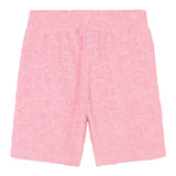 Marc Jacobs Short Tinta Unita Con Elastico In Vita Logato Rosa Per Bambina