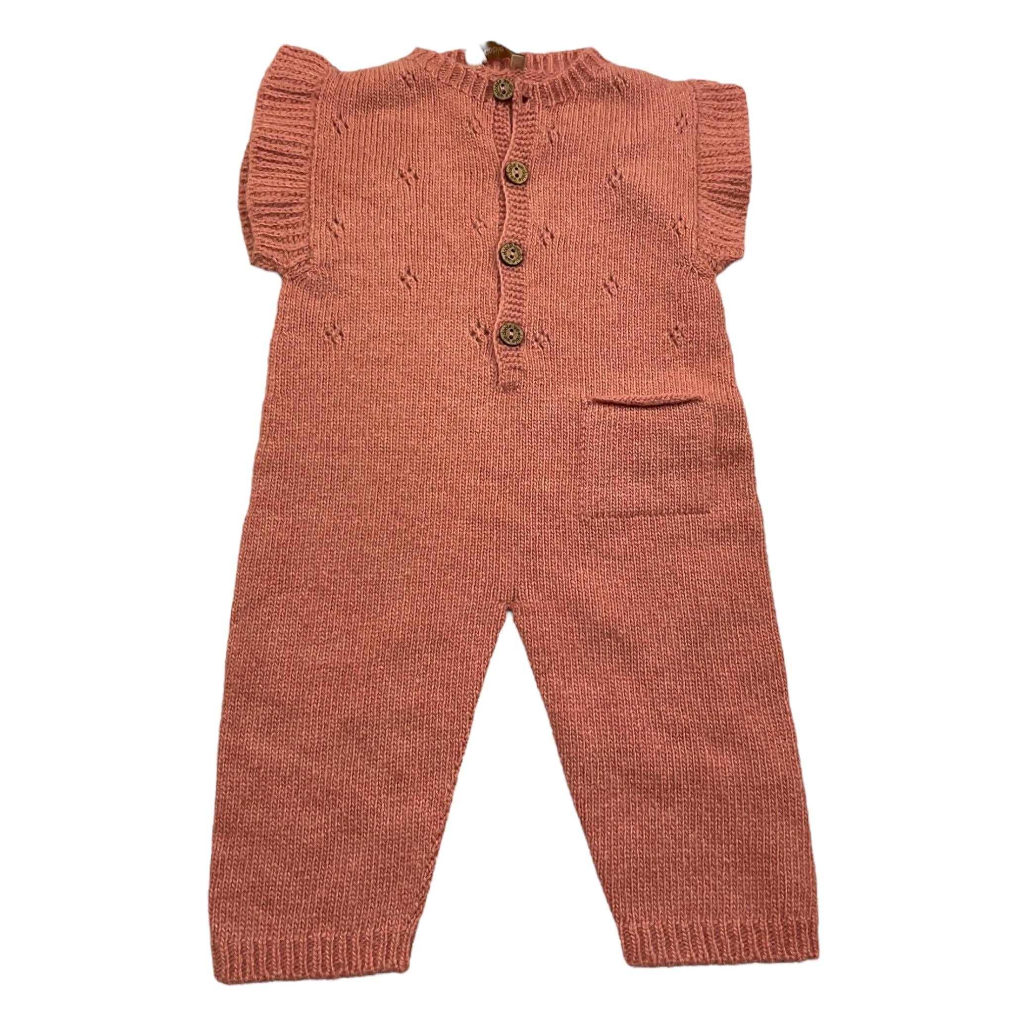 WEDOBLE salopette tinta unita girmanica Rosa per Neonata I2406310 ROSA WEDOBLE 