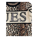 GUESS abito in maglia tinta unita con fantasia maculata Beige per Bambina J4BK17Z3I50 BEIGE GUESS 