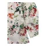 Alessandro Lamura Camicia Tinta Unita Con Fantasia Fiori Bianco Per Bambino