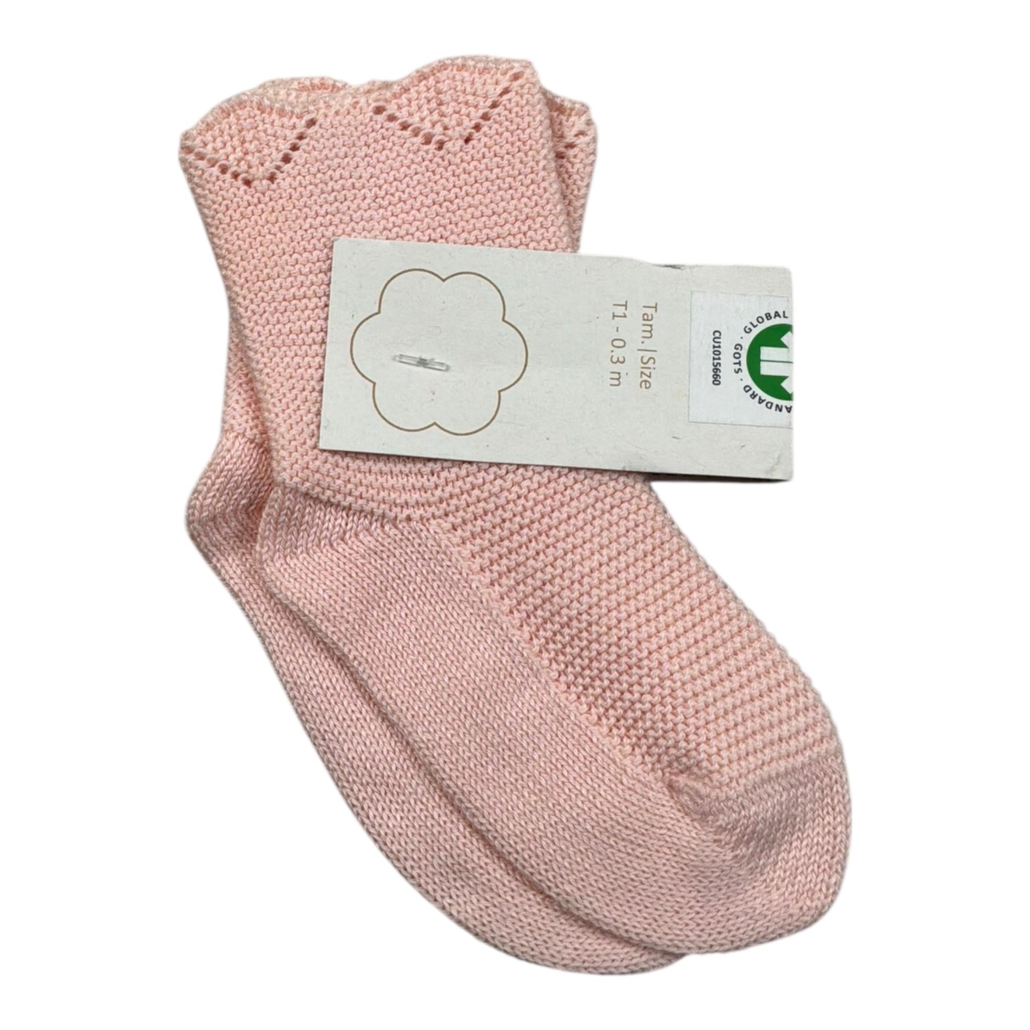 Wedoble Calzini Tinta Unita per Neonata V2403345AA ROSA WEDOBLE 