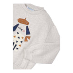 MAYORAL felpa girocollo tinta unita con stampa Beige per Bambina 4479 BEIGE MAYORAL 