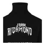 JOHN RICHMOND maglia collo alto tinta unita con stampa Nero per Bambino RBA24104LU NERO JOHN RICHMOND 