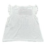 Please T-Shirt Girocollo tinta unita con Stampa Bianco per Neonata MO04030G BIANCO PLEASE 