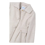 MAYORAL cappotto tinta unita cn finte tasche Beige per Bambina 4484XX BEIGE MAYORAL 