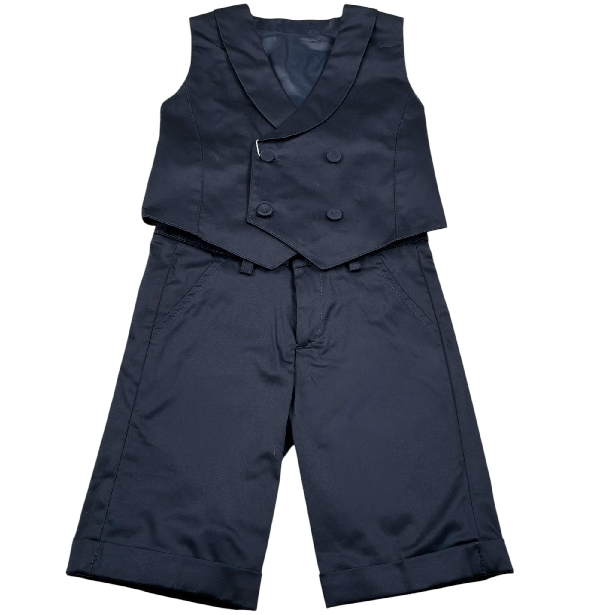 New Gereration Completo 2 Pezzi Gilet-Pantalone Blu per Neonato 41965 BLU NEW GERERATION 