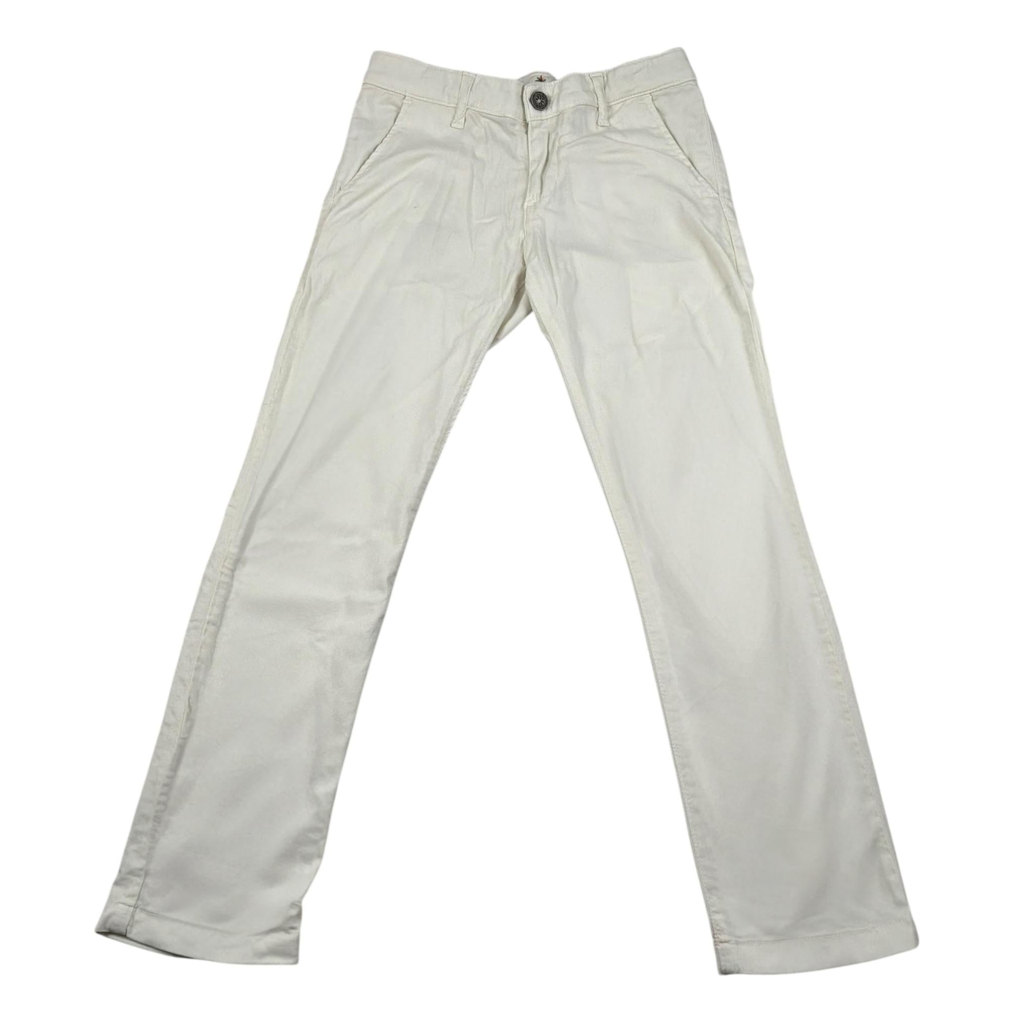 Manuel Ritz Pantalone tinta unita con Girovita Regolabile Panna per Bambino MR1726 PANNA MANUEL RITZ 