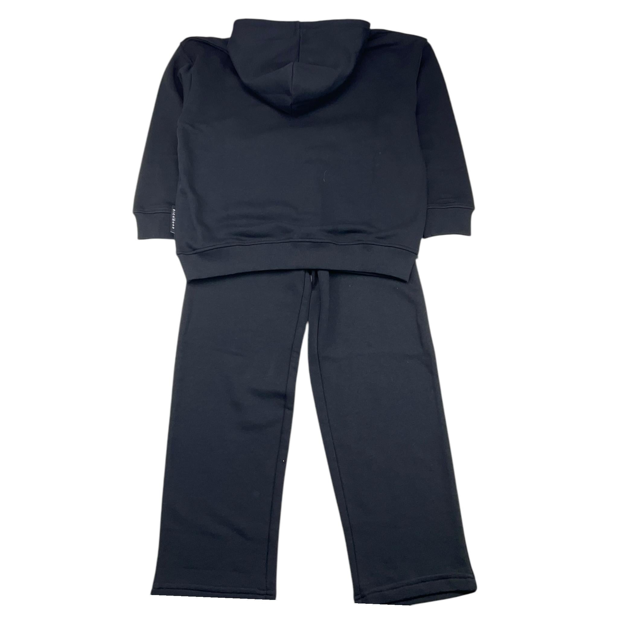 JOHN RICHMOND completo 2 pezzi felpa-pantalone tinta unita Nero per Bambina RBA25005CF NERO JOHN RICHMOND 