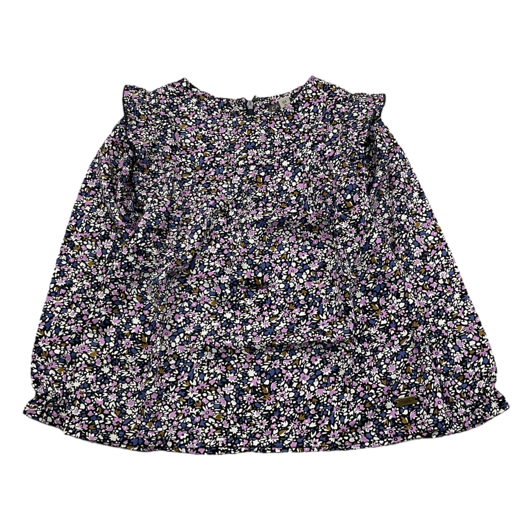 CANADA HOUSE camicia manica lunga fantasia floreale Nero per Bambina 24482111 NERO CANADA HOUSE 