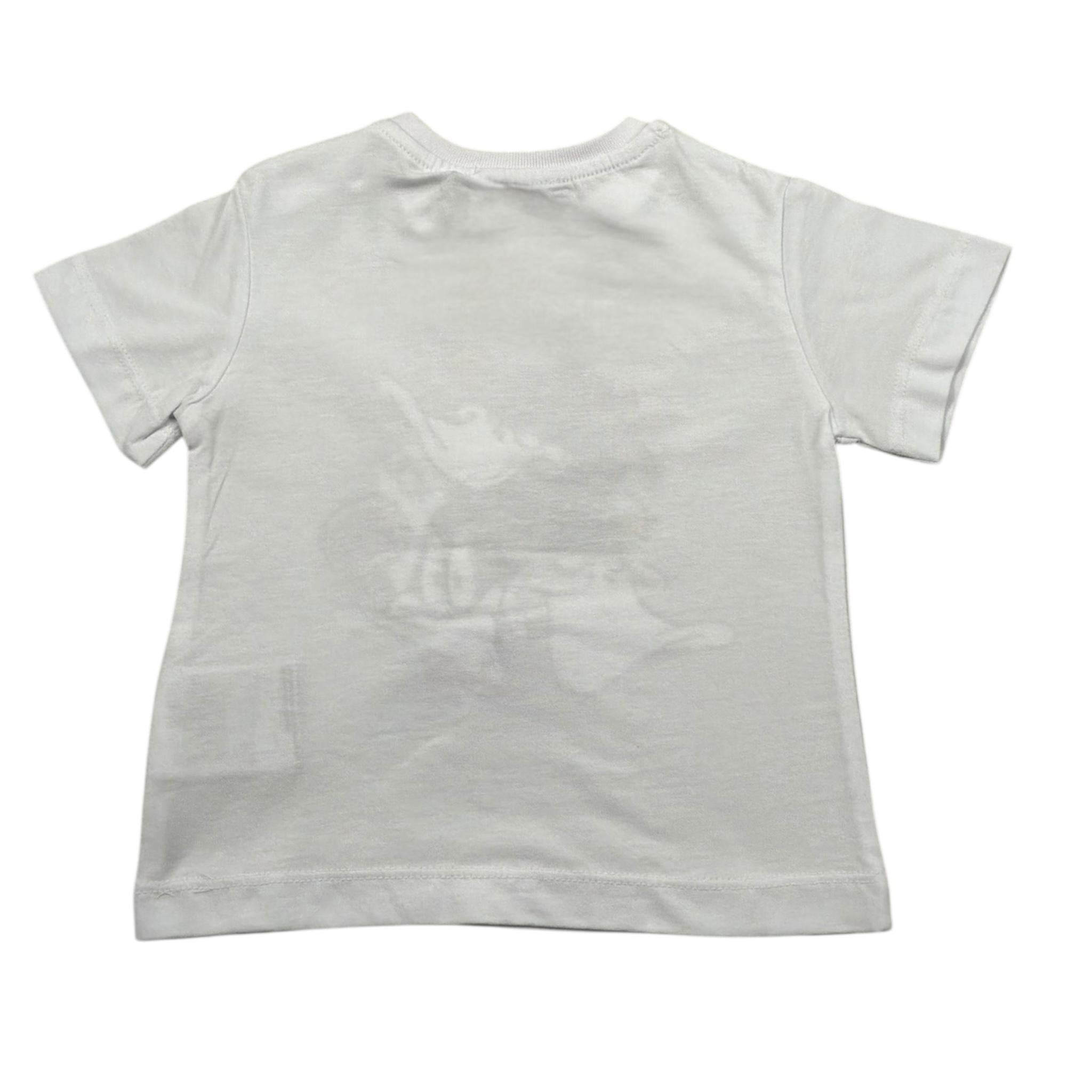 I'M Brian T-Shirt Girocollo Tinta Unita con Stampa per Neonato TSICE5107BXX BIANCO I'M BRIAN 