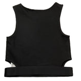 Calvin Klein Top Giromanica Tinta Unita per Bambina IG0IG02869 NERO CALVIN KLEIN 