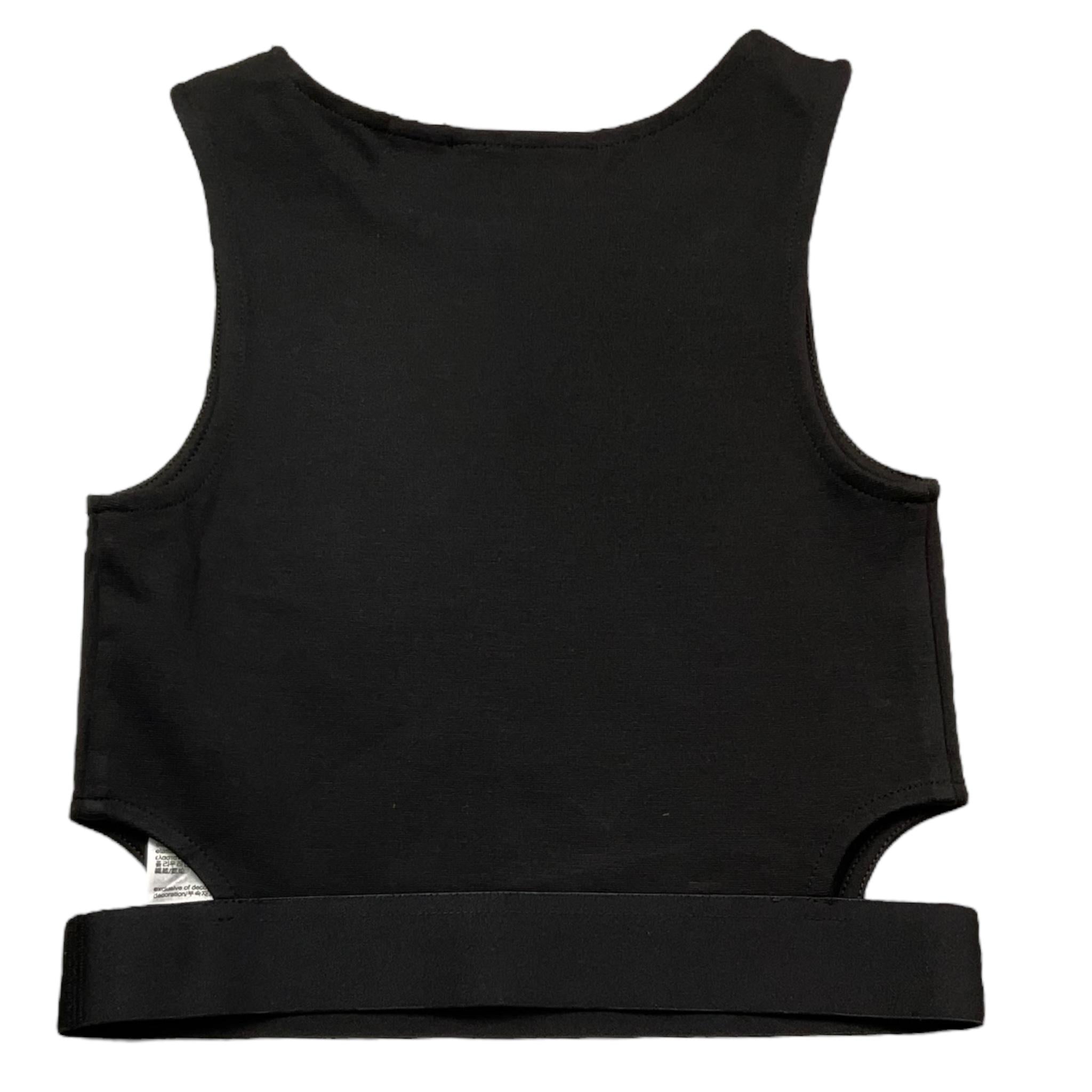 Calvin Klein Top Giromanica Tinta Unita per Bambina IG0IG02869 NERO CALVIN KLEIN 