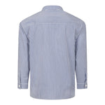 Dondup Camicia Tinta Unita con Fantasia A Righe per Bambino DMCA035 AZZURRO DONDUP 