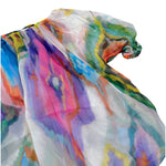 Jijil Top Velato con Fantasia Bianco per Bambina JJE23BL045 BIANCO JIJIL 