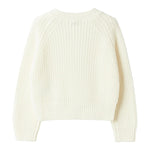 Il Gufo Maglia Girocollo Tinta Unita per Neonata P25MA482EM109 PANNA IL GUFO 