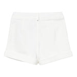 Liu Jo Short Tinta Unita con Girovita Regolabile per Bambina KA5048 BIANCO LIU JO 