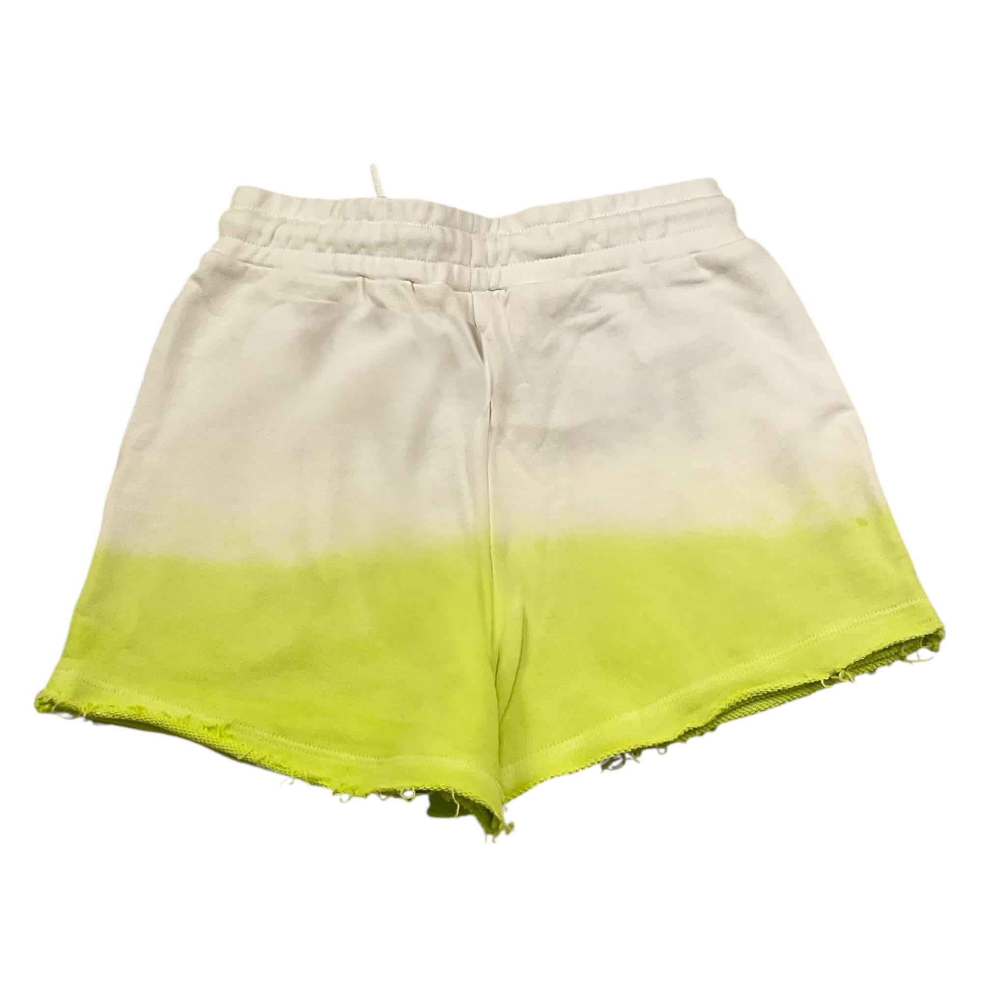 Diadora Short Felpa Bicolore con Elastico In Vita per Bambina S4DIJGSH115 BIANCO/VERDE DIADORA 