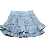 Saint Barth Gonna Tinta Unita con Balze per Bambina EIV002 AZZURRO SAINT BARTH 