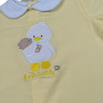 Lalalu' Pagliaccetto Tinta Unita con Stampa per Neonato PAL505PM GIALLO LALALU' 