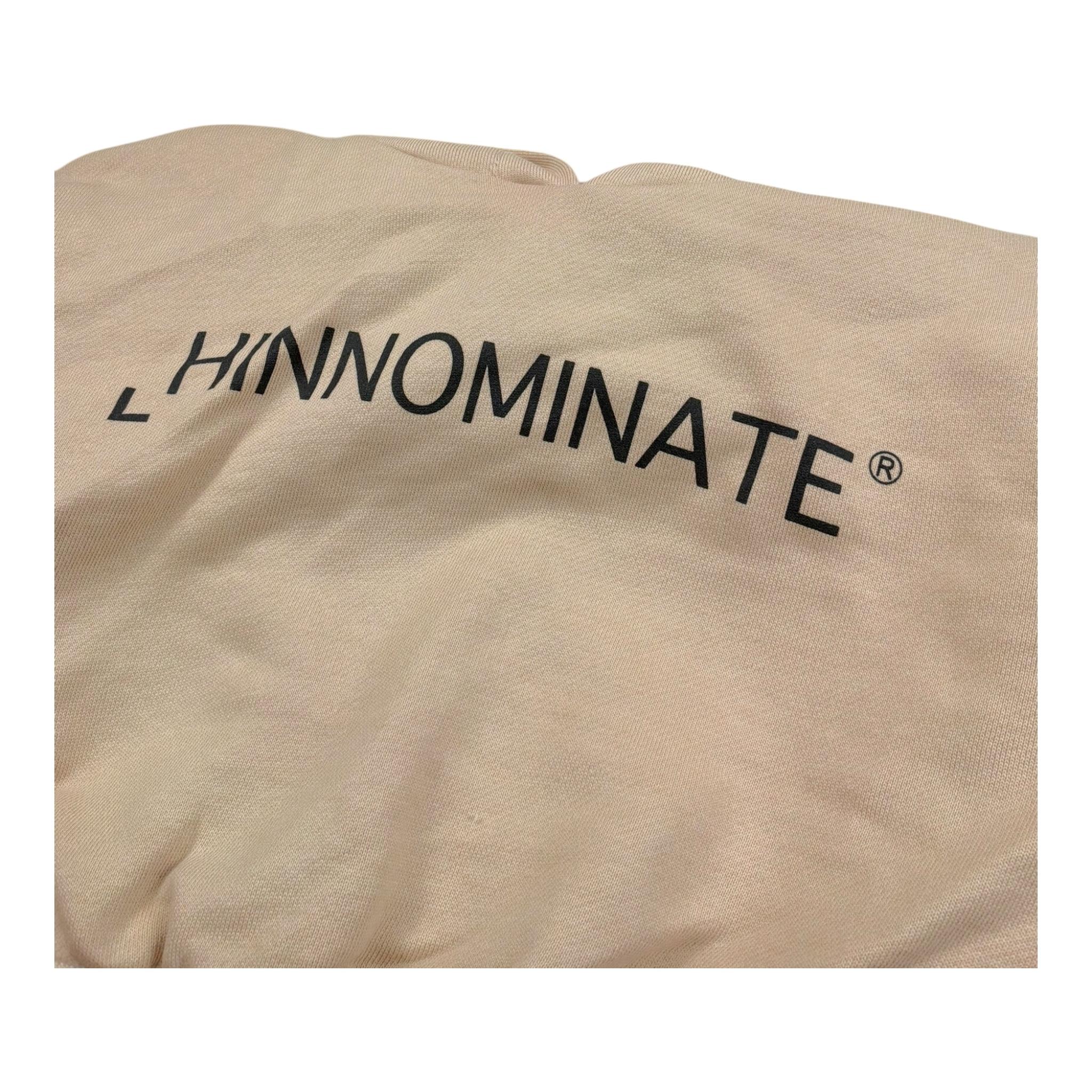 Hinnominate Felpa Tinta Unita con Stampa E Cappuccio per Bambina 3641FY00031 BEIGE HINNOMINATE 