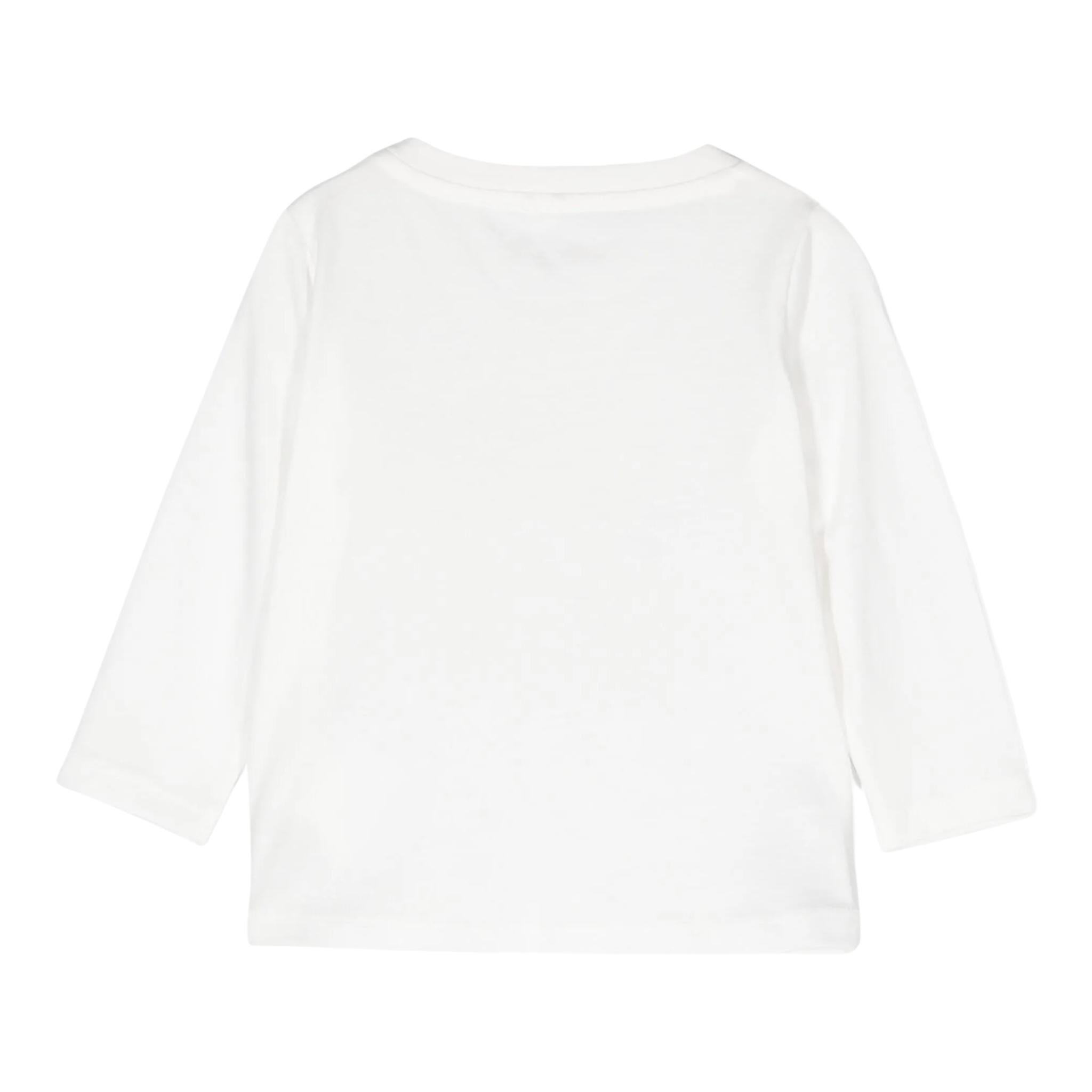 STELLA McCARTNEY shirt girocollo tinta unita con stampa in contrasto Bianco per Neonato TV8510 BIANCO STELLA McCARTNEY 