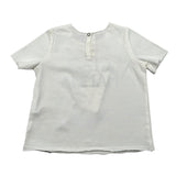 Zhoe & Tobiah T-Shirt Girocollo Tinta Unita con Stampa per Neonato BSE9B PANNA ZHOE & TOBIAH 