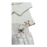 Paz Rodriguez Completo 2 Pezzi Maglia-Culotte Tinta Unita per Neonata 003122709 BIANCO PAZ RODRIGUEZ 
