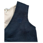 Mini Banda Gilet Tinta Unita per Neonato 326900 BLU MINI BANDA 