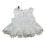 Piccola Ludo Completo 2 Pezzi Top-Pantalone Tinta Unita per Bambina BS10WB042 BIANCO PICCOLA LUDO 