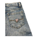Guess Bermuda In Denim Tinta Unita con Girovita Regolabile per Bambino N5GD00D41E0X AZZURRO GUESS 