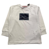 CESARE PACIOTTI shirt girocollo tinta unita con stampa Bianco per Neonato TSP5371BX BIANCO CESARE PACIOTTI 