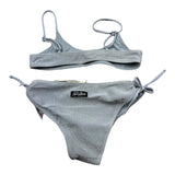 Saint Barth Costume 2 Pezzi Slip-Fascia per Bambina PALO002 GRIGIO SAINT BARTH 