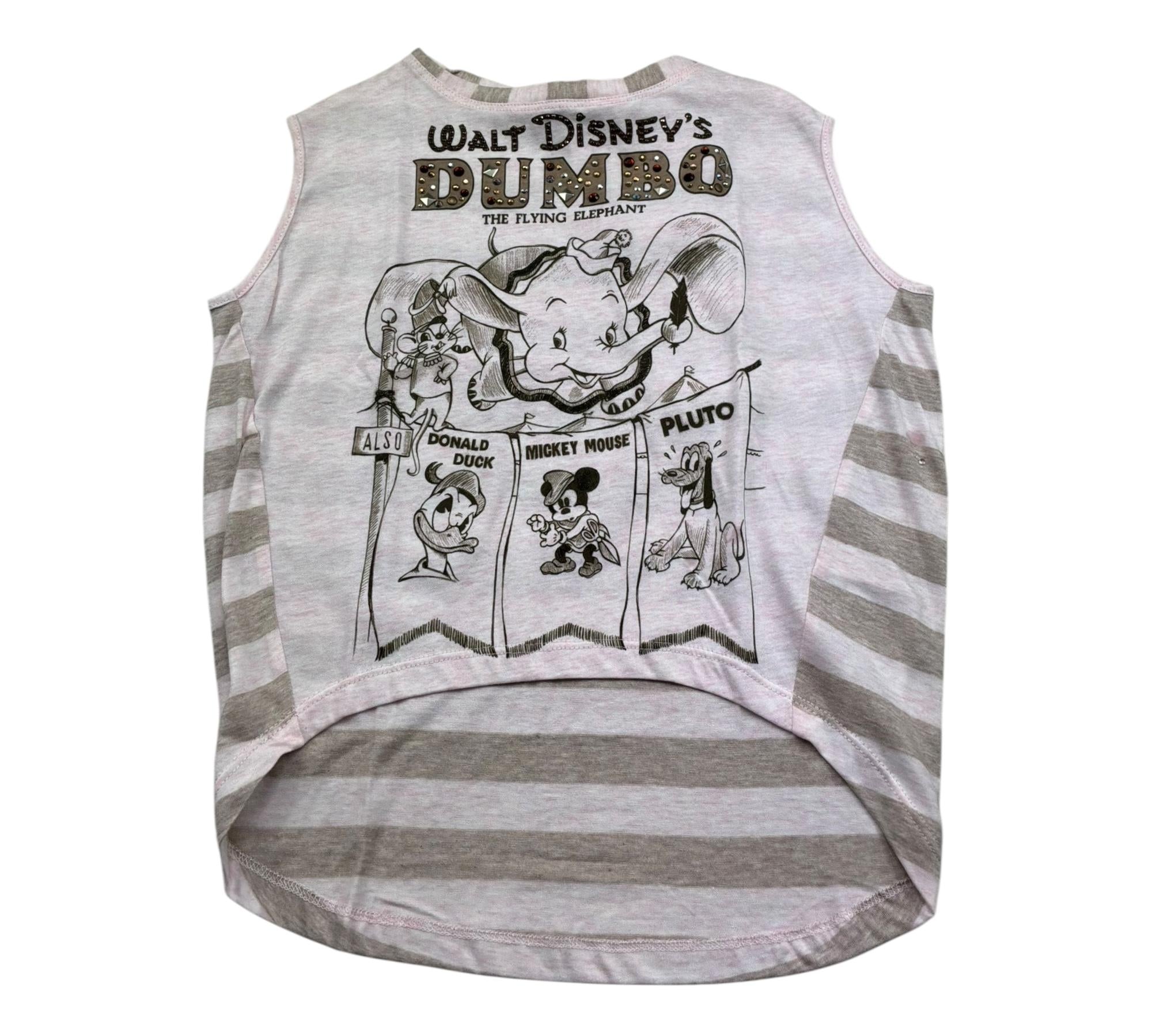 Monnalisa Canotta Tinta Unita Fantasia A Righe per Bambina 113622PN ROSA MONNALISA 