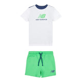 New Balance Completo 2 Pezzi T-Shirt-Bermuda per Neonato LAKB0208 MULTICOLOR NEW BALANCE 