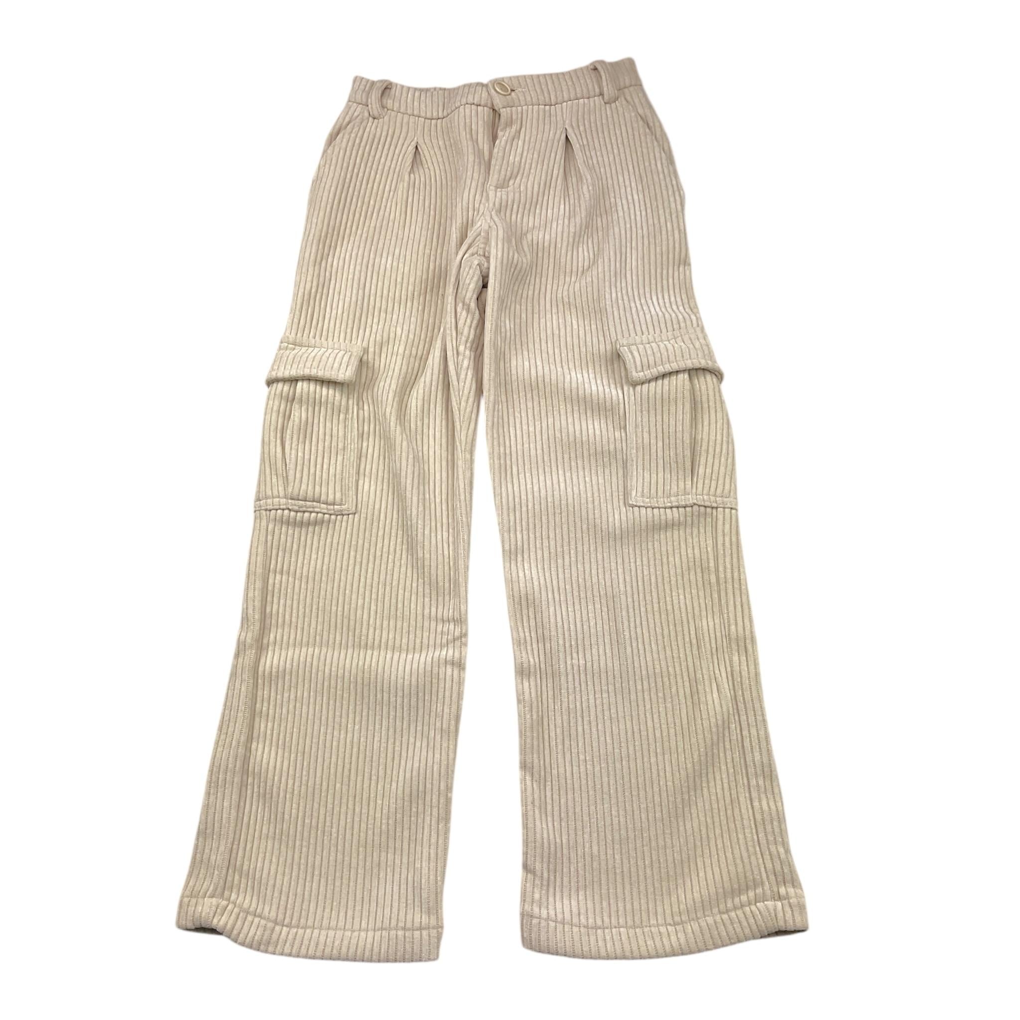 LU LU BY MISS GRANT pantalone modello a palazz in velluto Beige per Bambina LL3085 BEIGE LU LU BY MISS GRANT 