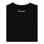 Calvin Klein T-Shirt Girocollo tinta unita con Logo Nero per Bambino IB0IB02353X NERO CALVIN KLEIN 
