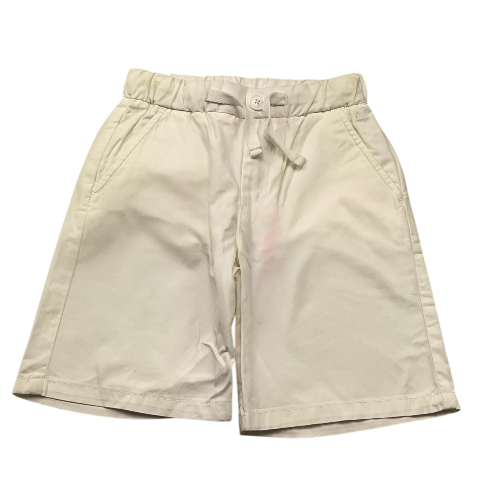 Sun68 Bermuda Tinta Unita con Elastico In Vita per Bambino CPB35306 PANNA SUN68 