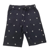 Yours Bermuda Tinta Unita Con Stampe Ed Elastico In Vita Blu Per Bambino
