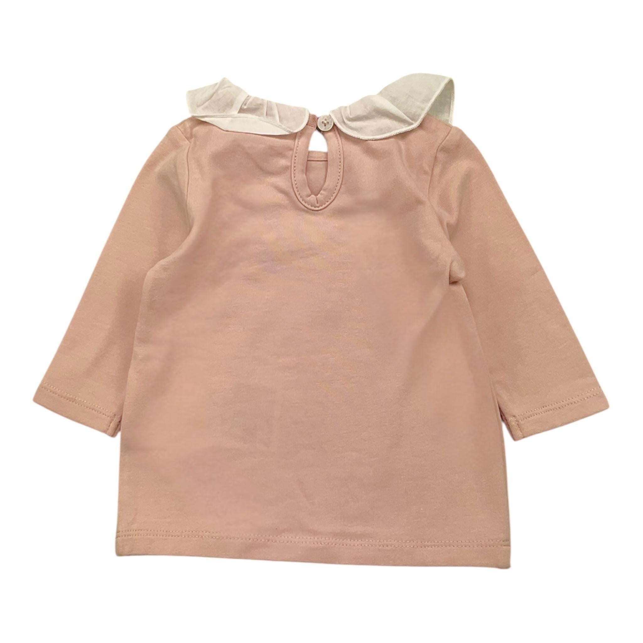 NAME IT shirt tinta unita con colletto in contrasto Rosa per Neonata 13231193 ROSA NAME IT 