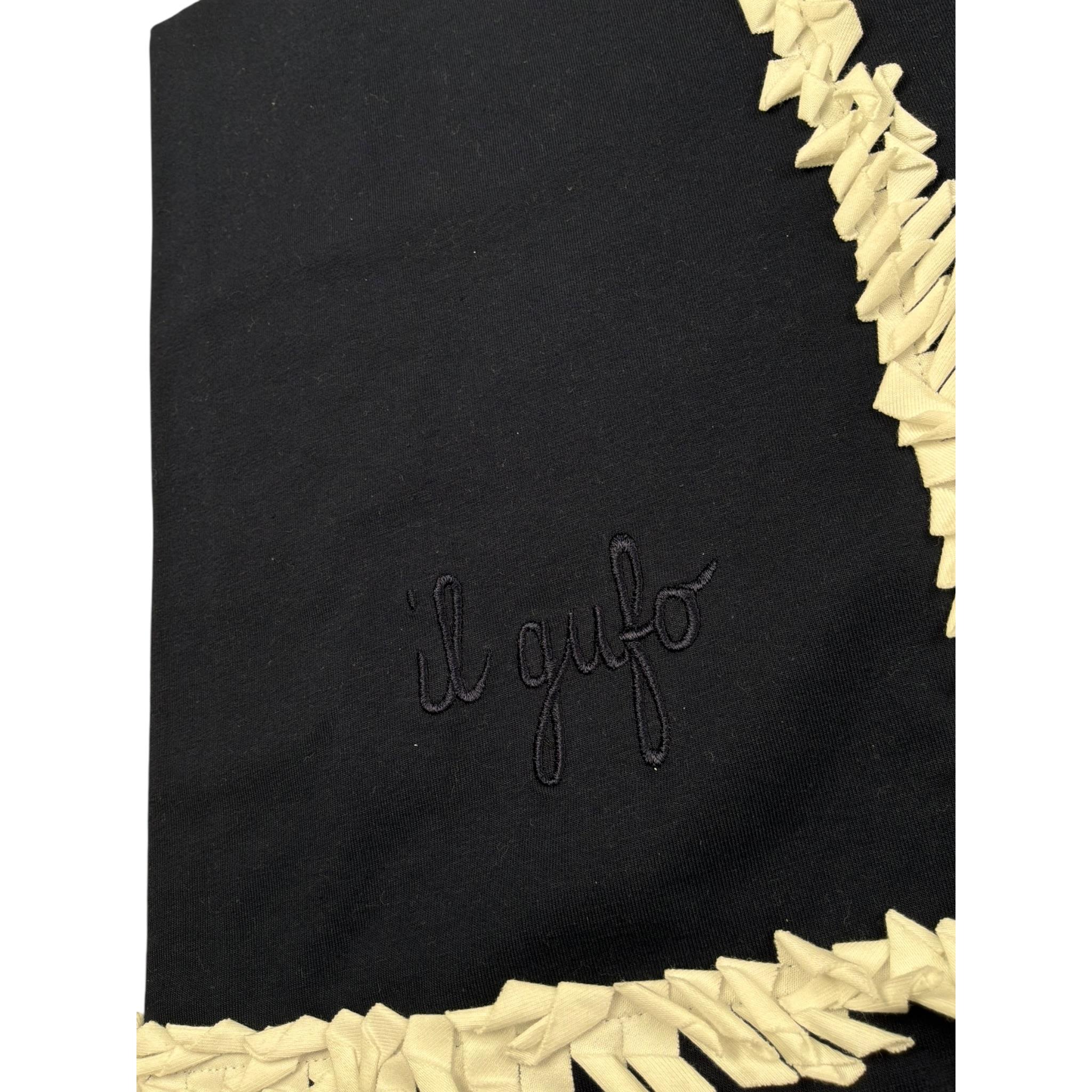 Il Gufo Coperta Tinta Unita con Stampa per Neonata P19OG057M0032 BLU IL GUFO 