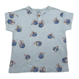 Play Up T-Shirt Girocollo Tinta Unita con Stampe per Bambino PA011AQ11054 AZZURRO PLAY UP 