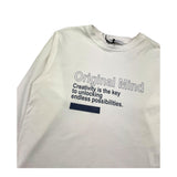 PAOLO PECORA shirt girocollo tinta unita con stampa in contrasto Bianco per Bambino PP4140 BIANCO PAOLO PECORA 