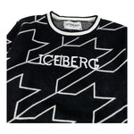 ICEBERG maglia girocollo tina unita con stampe in contrasto Nero per Bambina MGICE5358JX NERO ICEBERG 