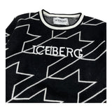 ICEBERG maglia girocollo tina unita con stampe in contrasto Nero per Bambina MGICE5358JX NERO ICEBERG 