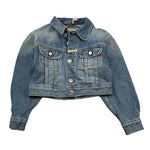 Replay Giubbino In Denim Tinta Unita con Bottoni per Bambina SG8Z1 BLU REPLAY 