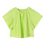Maison Margiela Camicia Tinta Unita per Bambina M60760 VERDE MAISON MARGIELA 