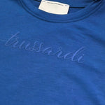 Trussardi T.Shirt Girocollo Tinta Unita con Stampa per Bambina TGP26004TSJ BLU TRUSSARDI 