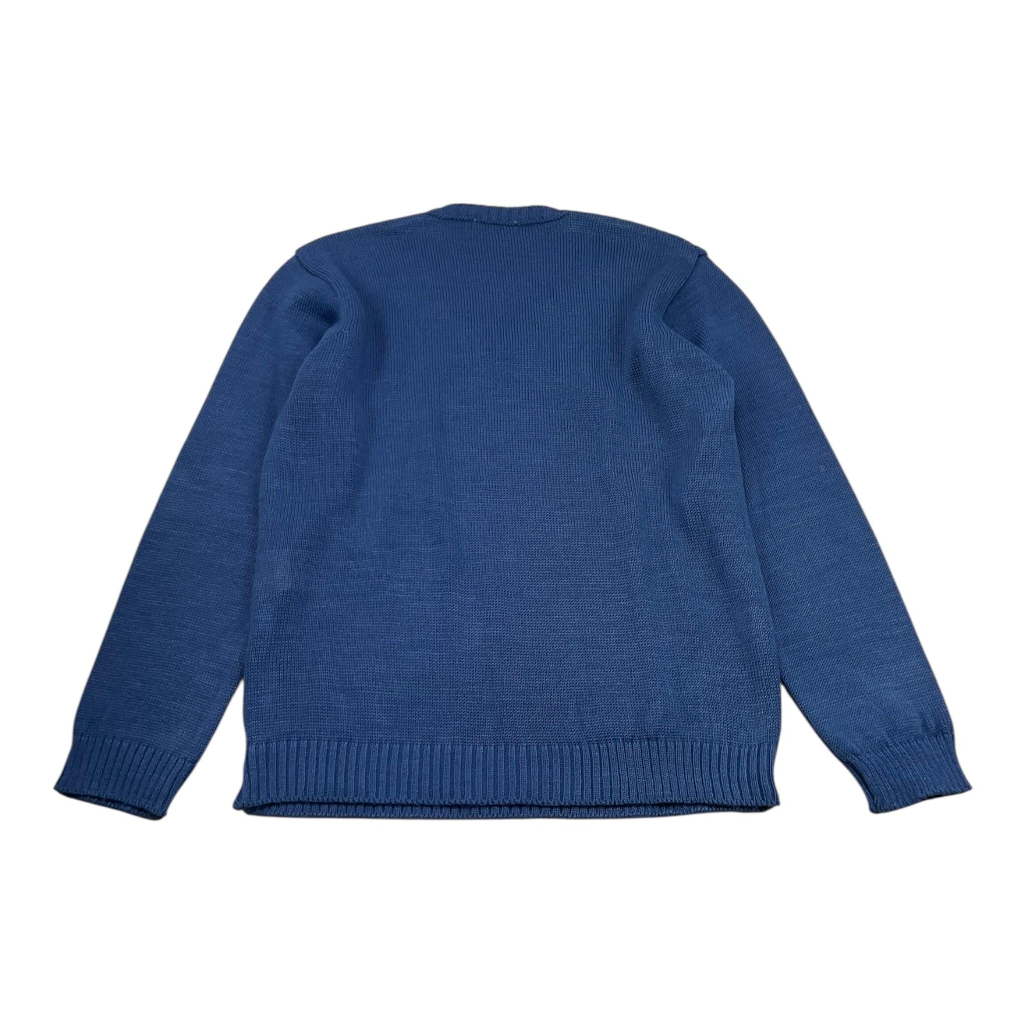 Marta Y Paula Maglia Girocollo Tinta Unita per Bambino 80NAUTICO BLU MARTA Y PAULA 