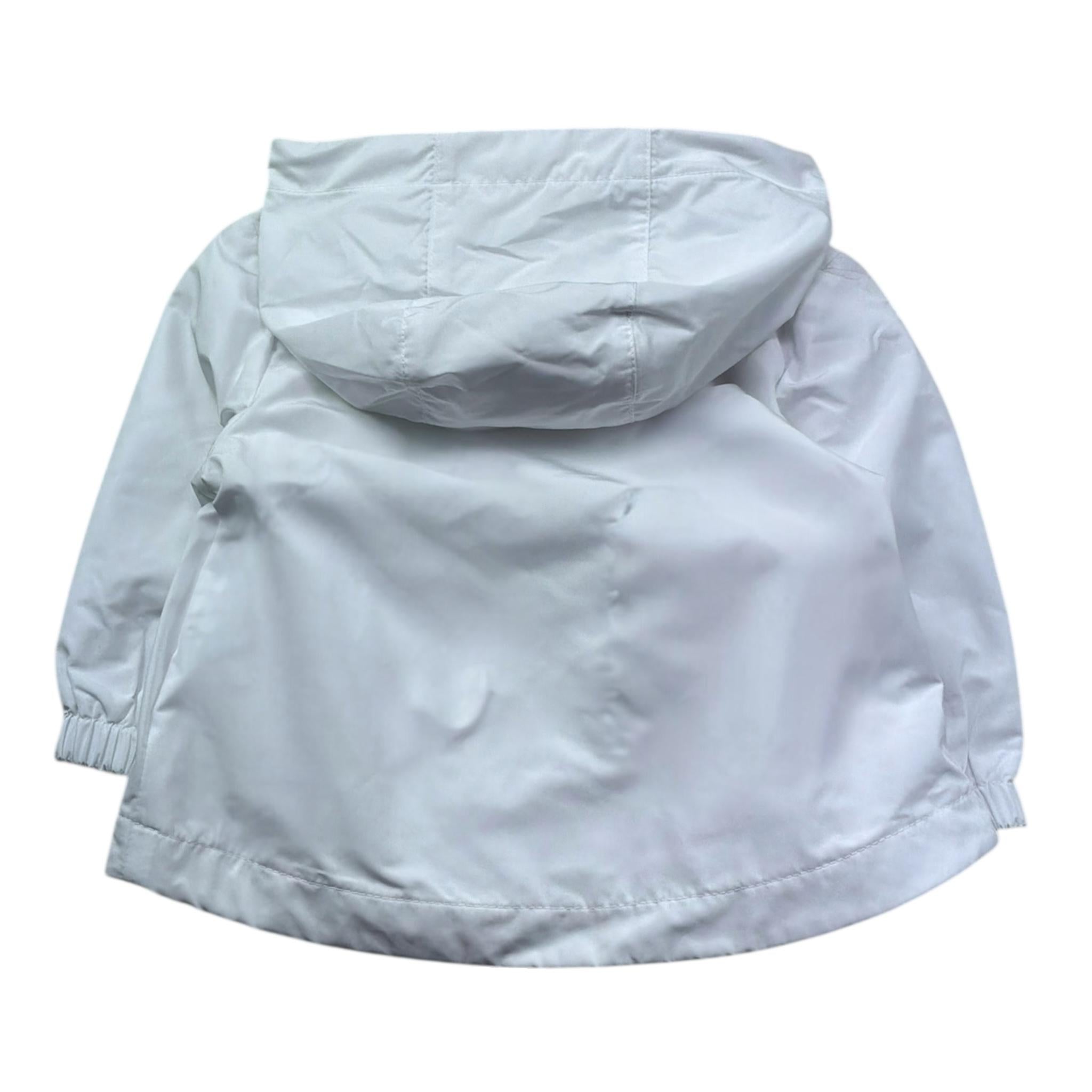 Moschino Giubbino Tinta Unita con Zip E Cappuccio per Neonato MUS033 BIANCO MOSCHINO 