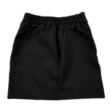 Naice Gonna Tinta Unita con Spilla per Bambina 24162 NERO NAICE 